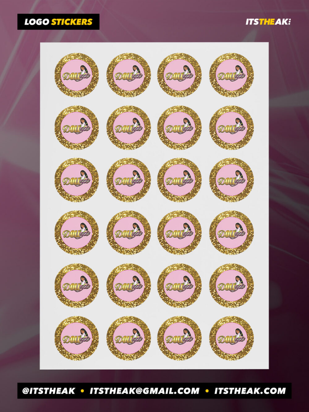 Custom Logo Stickers