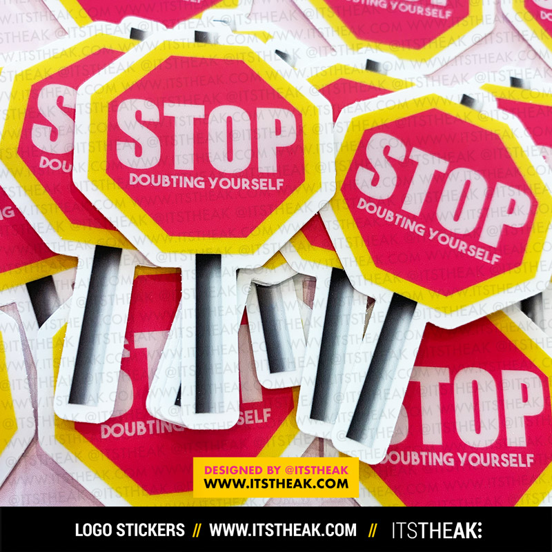Glitter Stickers // Customized for your brand by ITSTHEAK