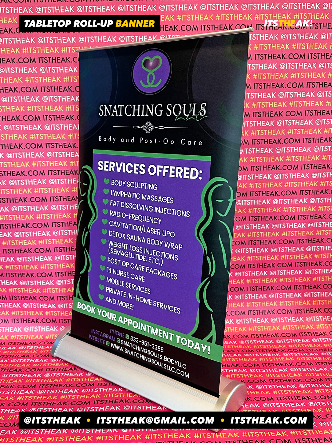 Custom Tabletop Roll-Up Banner - Image 4