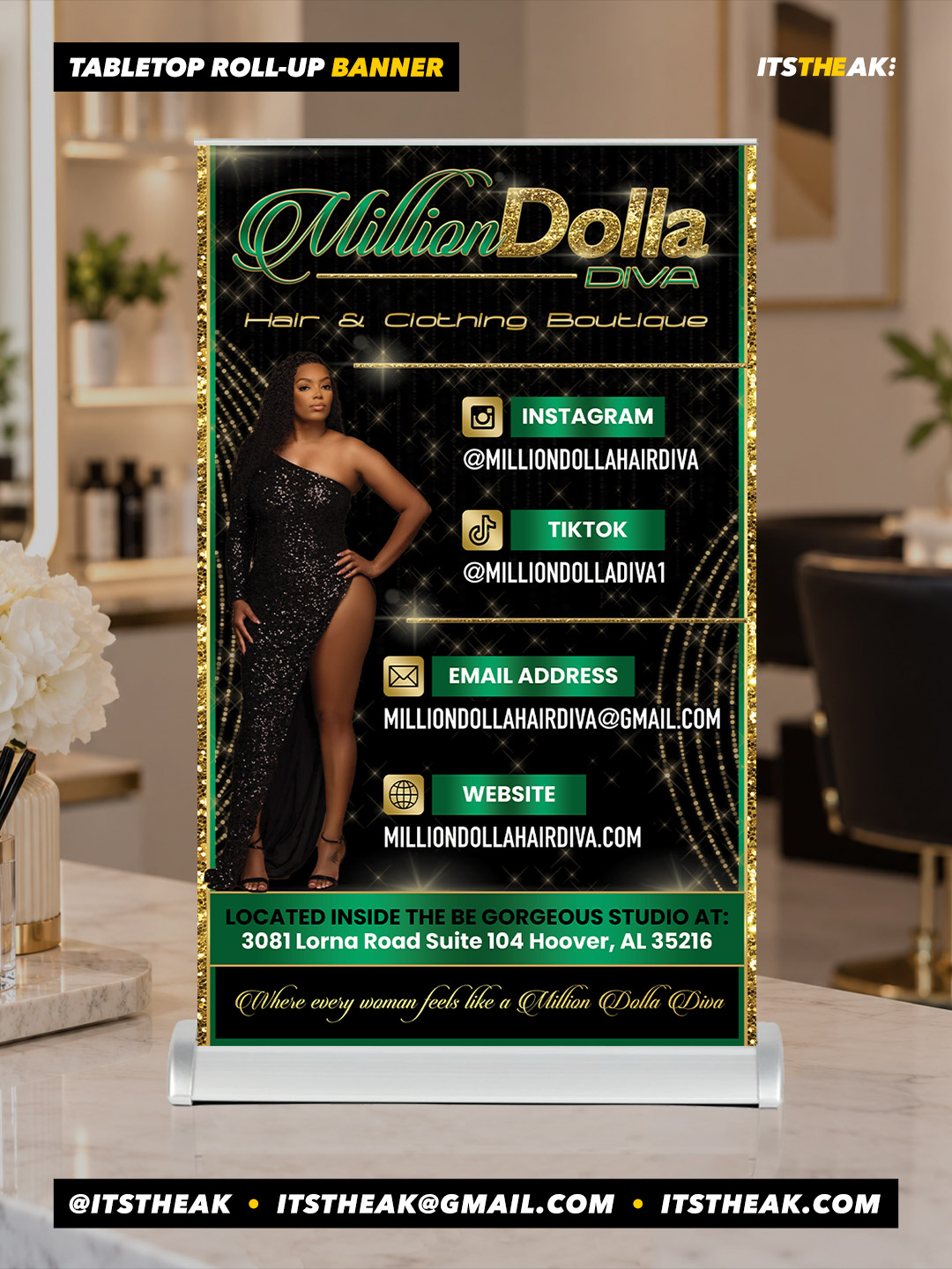 Custom Tabletop Roll-Up Banner - Image 7