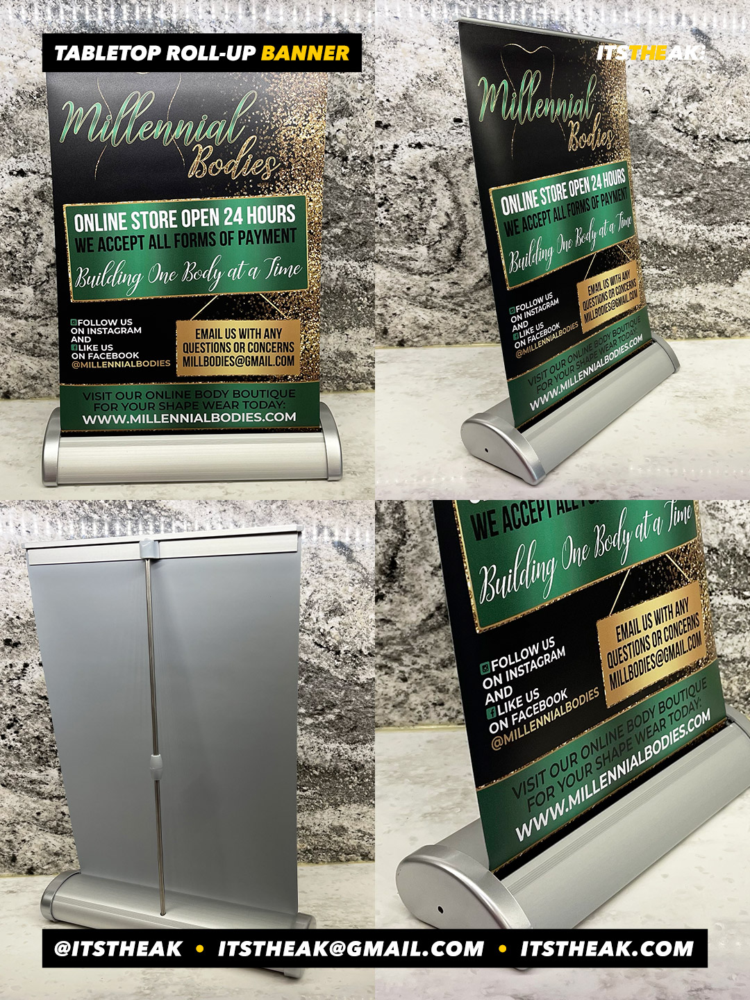Custom Tabletop Roll-Up Banner - Image 8