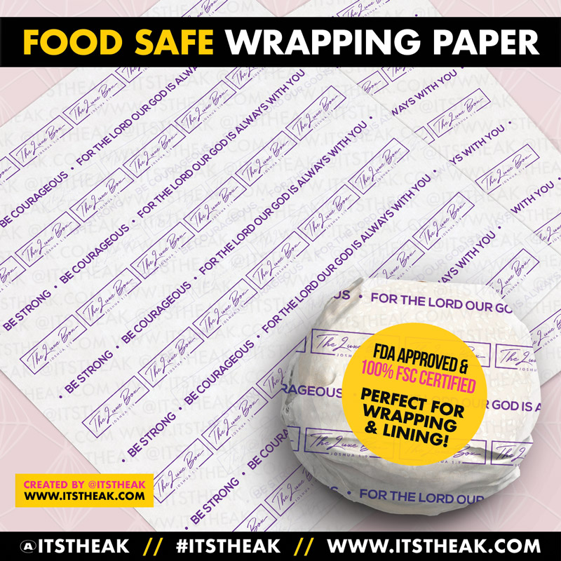 Tissue Paper  Custom Printed Tissue Paper // Made by ITSTHEAK