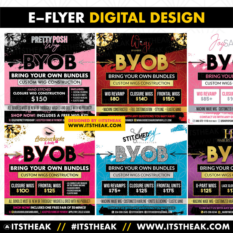 Social Media E-Flyer Design // Customized by ITSTHEAK