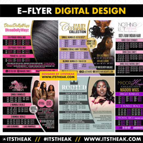 Social Media E-Flyer Design // Customized by ITSTHEAK