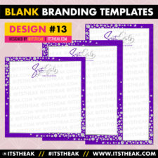 Blank Branding Templates ITSTHEAK 13