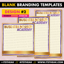 Blank Branding Templates ITSTHEAK 2