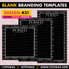 Blank Branding Templates ITSTHEAK 31