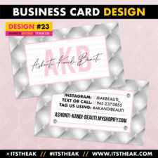 Business Card Design #23