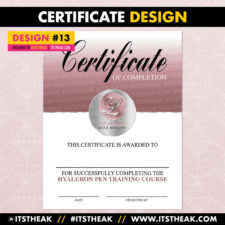 Certificate Design #13