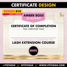 Certificate Design #14