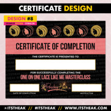 Certificate Design #8