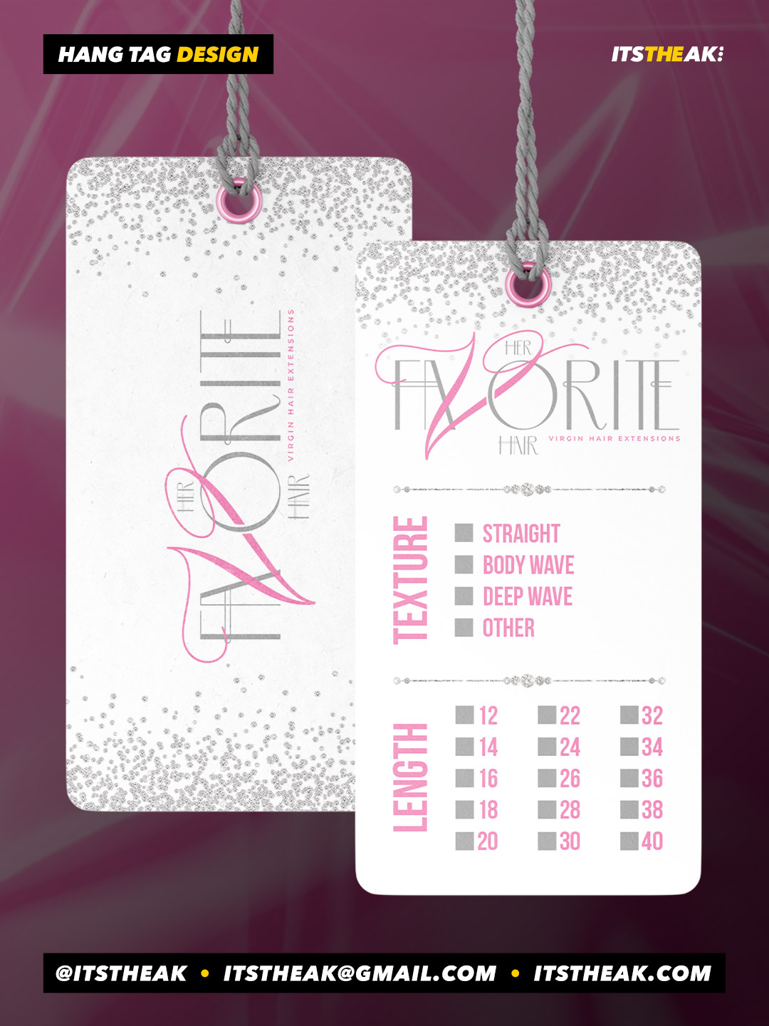 Hang Tag Design (No Printing) - Image 4