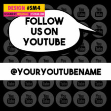 Follow Social Media Graphic Design #4