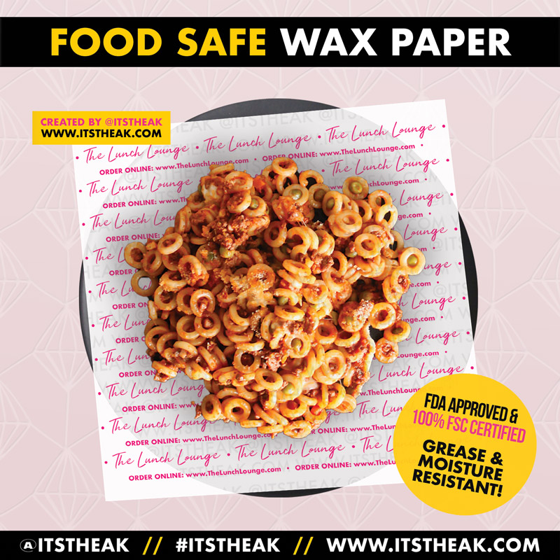 Food Safe Wax Paper