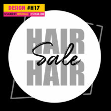 Hair Extensions Social Media Graphic Design #17