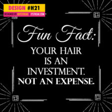 Hair Extensions Social Media Graphic Design #21