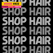 Hair Extensions Social Media Graphic Design #22