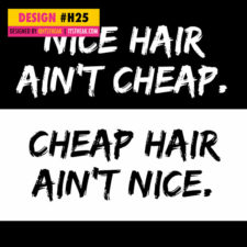 Hair Extensions Social Media Graphic Design #25