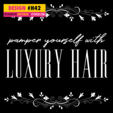 Hair Extensions Social Media Graphic Design #42