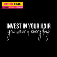 Hair Extensions Social Media Graphic Design #44