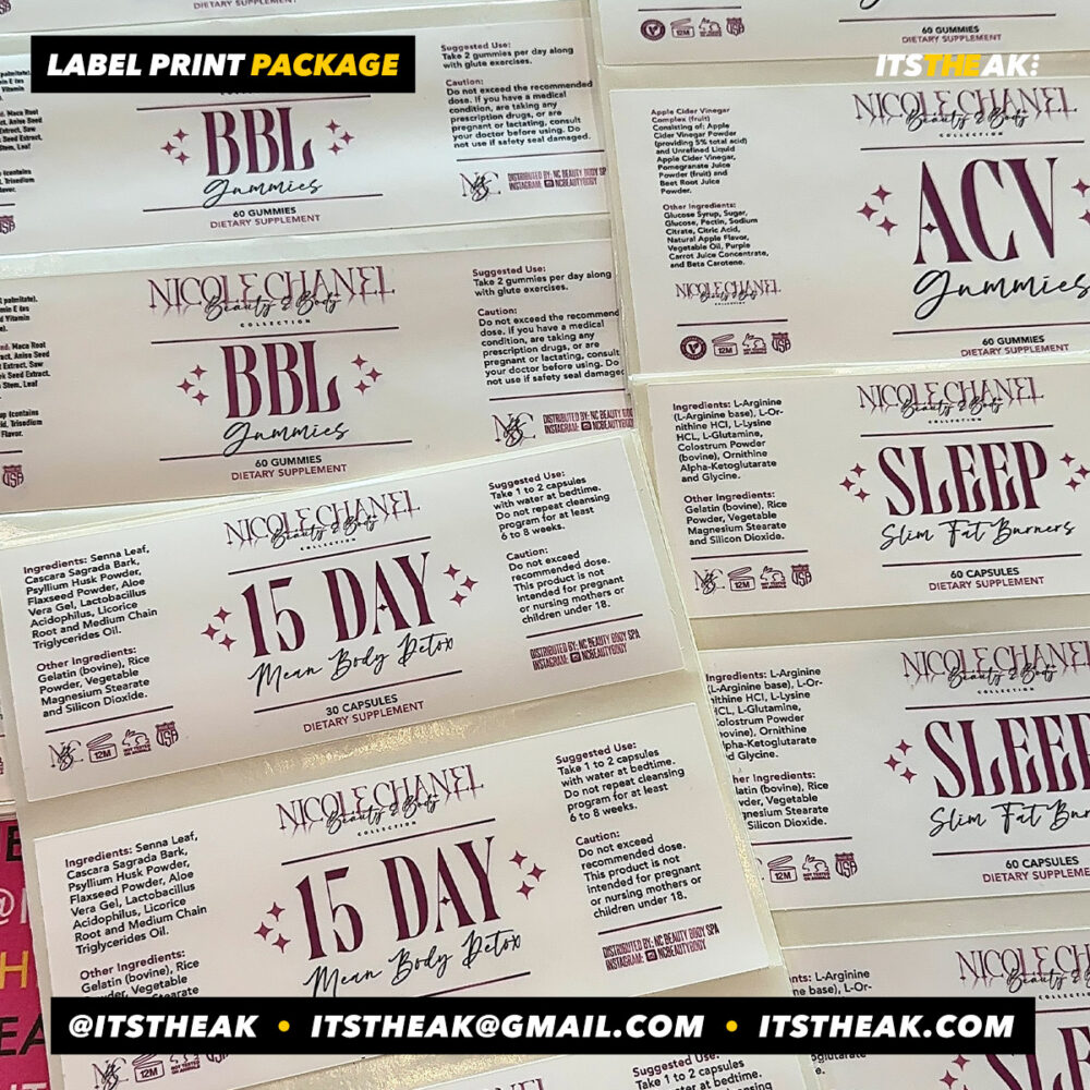Add A Label Custom Label Design & Printing Services | Waterproof Labels