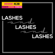 Lash Social Media Graphic Design #38