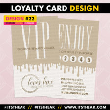Loyalty Card Design #22