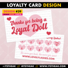 Loyalty Card Design #29