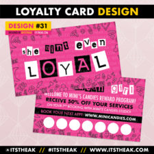Loyalty Card Design #31