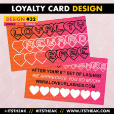 Loyalty Card Design #32