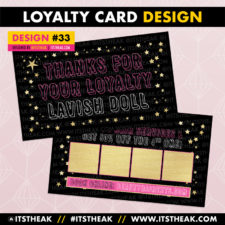 Loyalty Card Design #33
