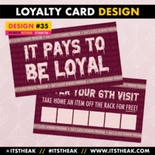 Loyalty Card Design #35