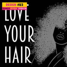 Natural Hair Social Media Graphic Design #3