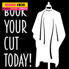 Stylist Barber Social Media Graphic Design #20