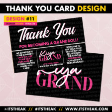 Thank You Card Design #11