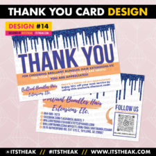 Thank You Card Design #14