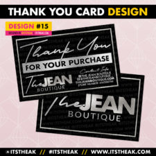 Thank You Card Design #15