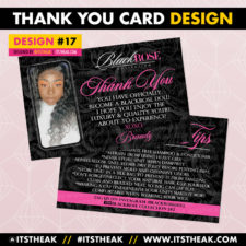 Thank You Card Design #17