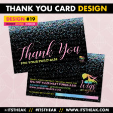 Thank You Card Design #19