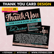 Thank You Card Design #2