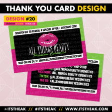 Thank You Card Design #20