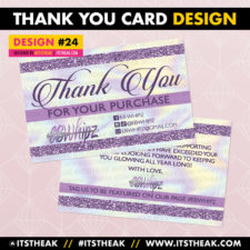 Thank You Card Design #24