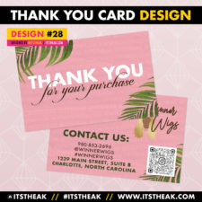 Thank You Card Design #28