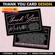 Thank You Card Design #3
