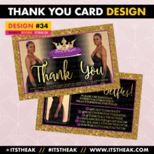 Thank You Card Design #34