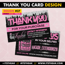 Thank You Card Design #37