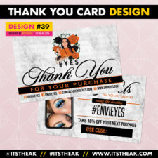 Thank You Card Design #39