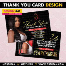 Thank You Card Design #41