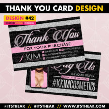 Thank You Card Design #42