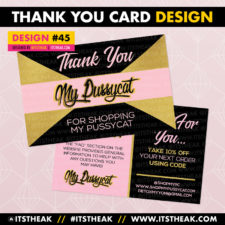 Thank You Card Design #45